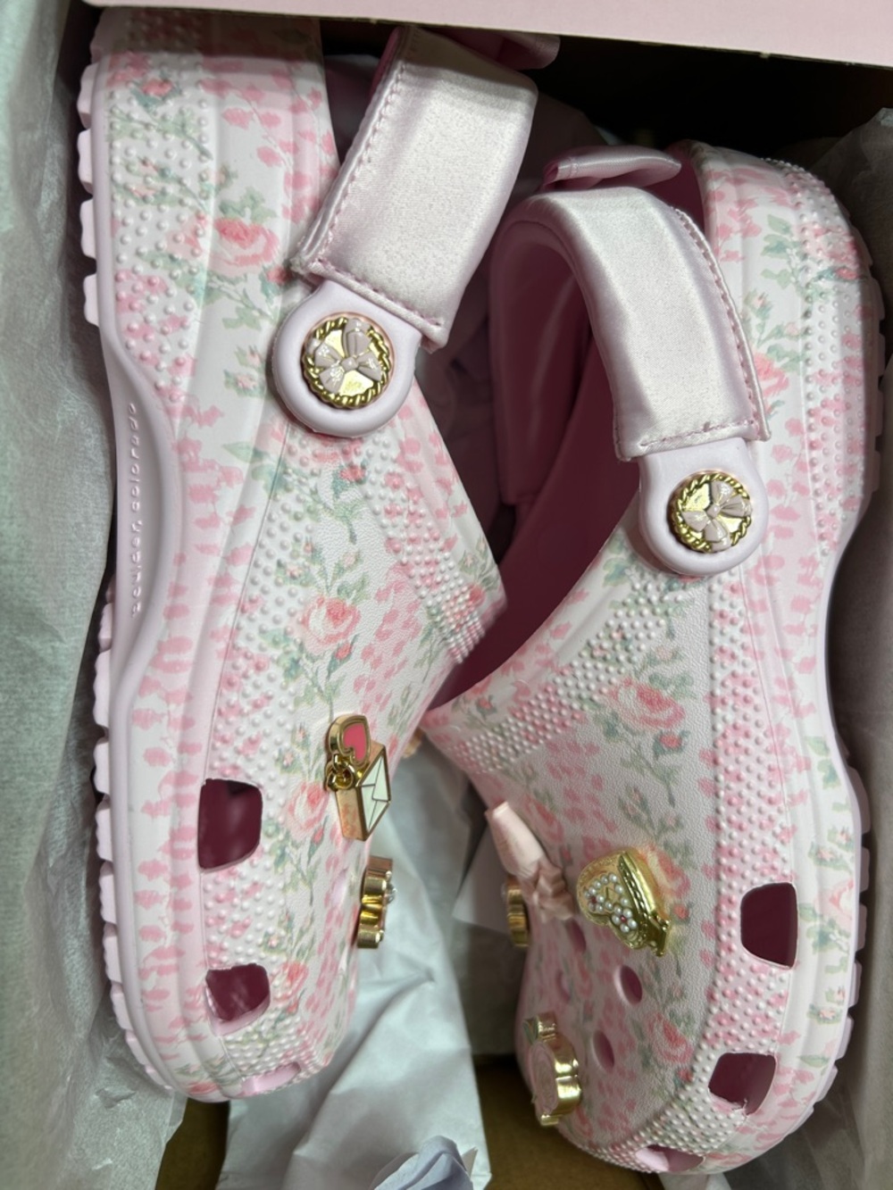 Loveshackfancy Pink Milk Festival Crocs - Picture 9 of 10